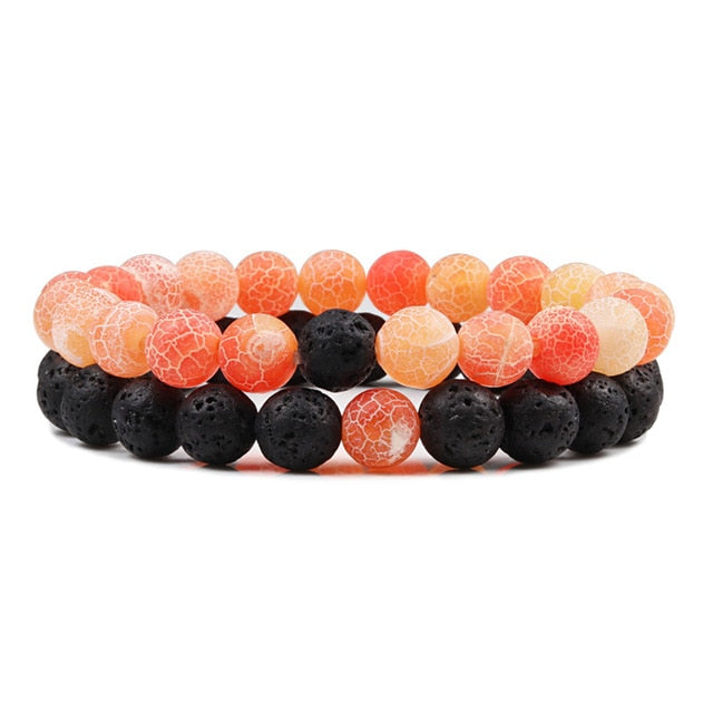 Tiger Eye Beaded Couples Bracelets - SJB-DIAMOND ELITES