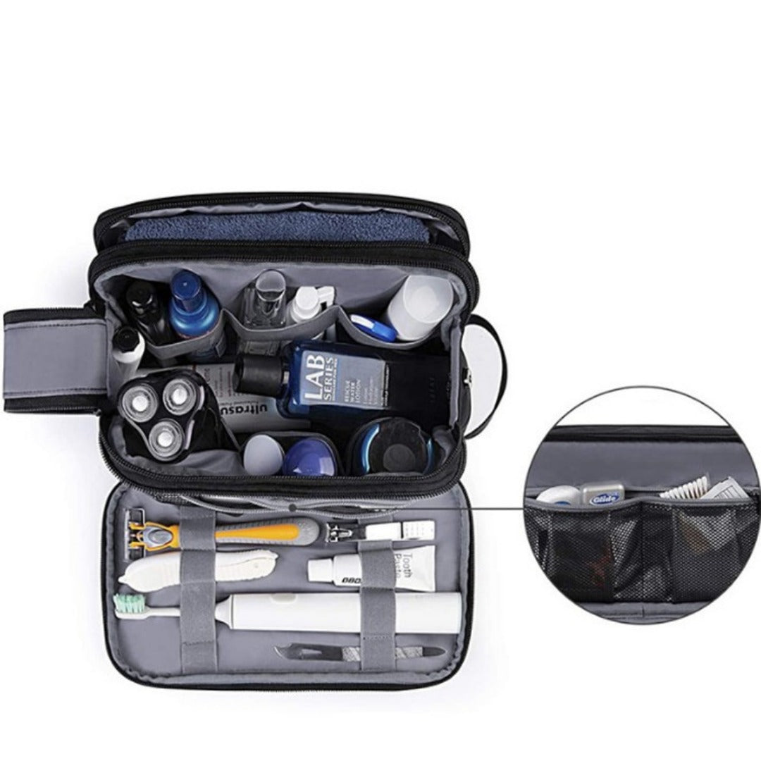 toiletries bag, makeup bag organizers,Travel shaving kit, polyester waterproof shower products storage bag, cosmetic bag unisex, men's Toiletry Bag with compartments, - SJB-DIAMOND ELITES