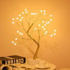 Copper Wire Christmas Tree LED Lamp Pi-Mart