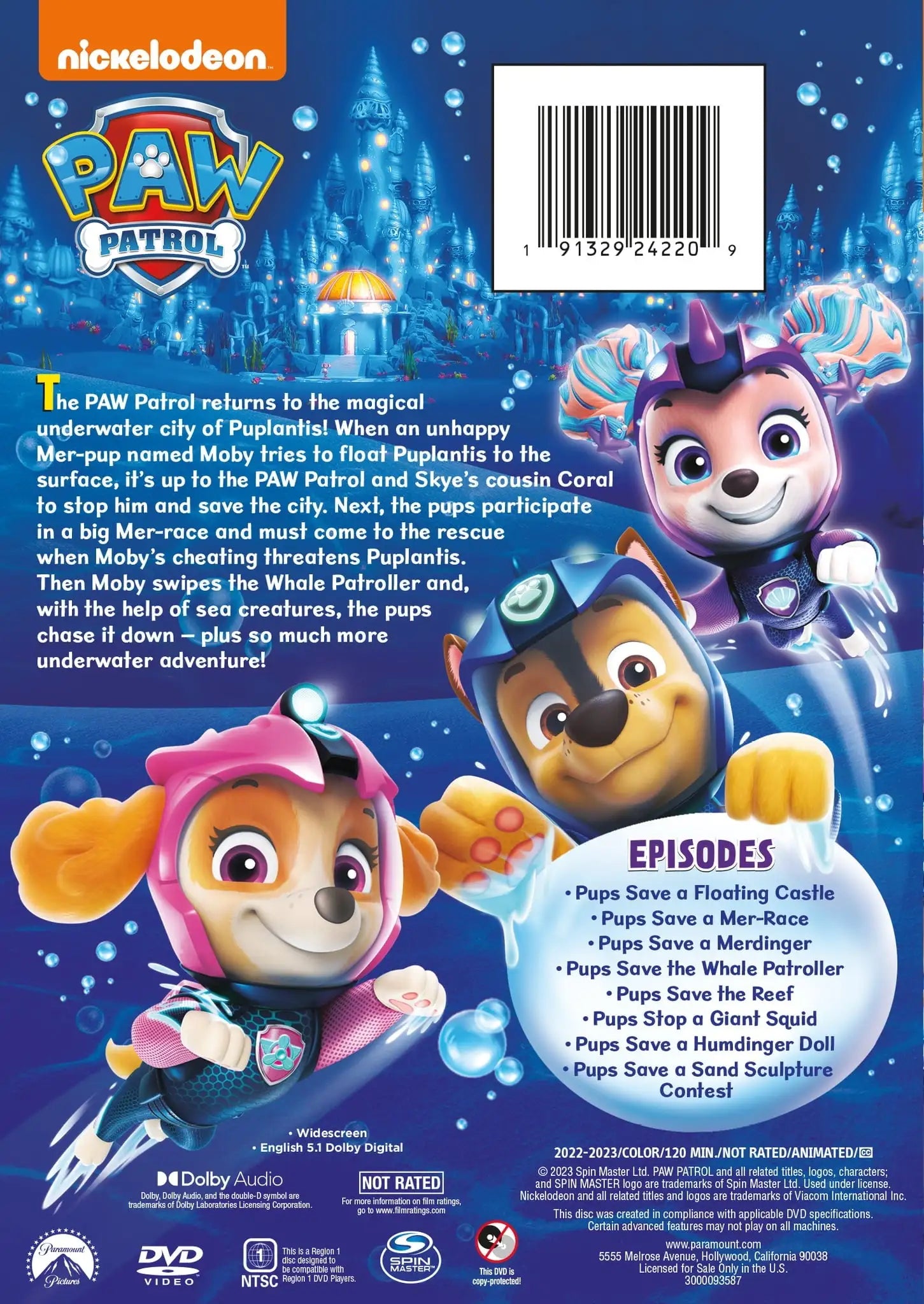 Paw Patrol Aqua Pups (DVD)