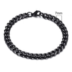 Vnox Men's Chunky Curb Chain Bracelet Pi-Mart