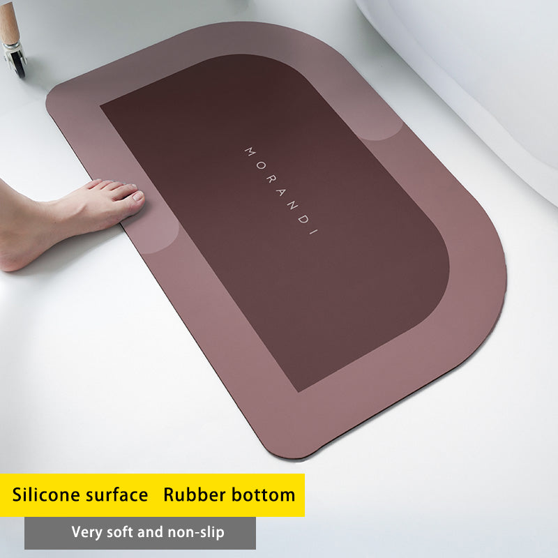 Diatom Mud Absorbent Pad Toilet Floor Mat Soft Non-slip Pi-Mart