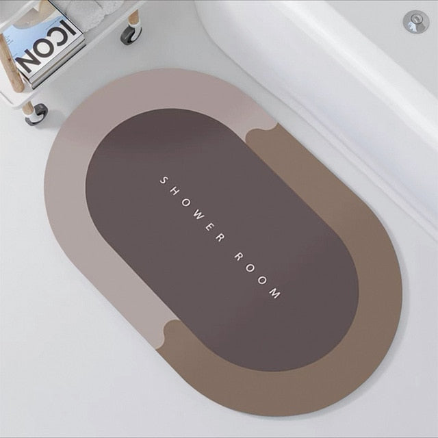 Quick Drying Absorbent Bathroom Mat Pi-Mart