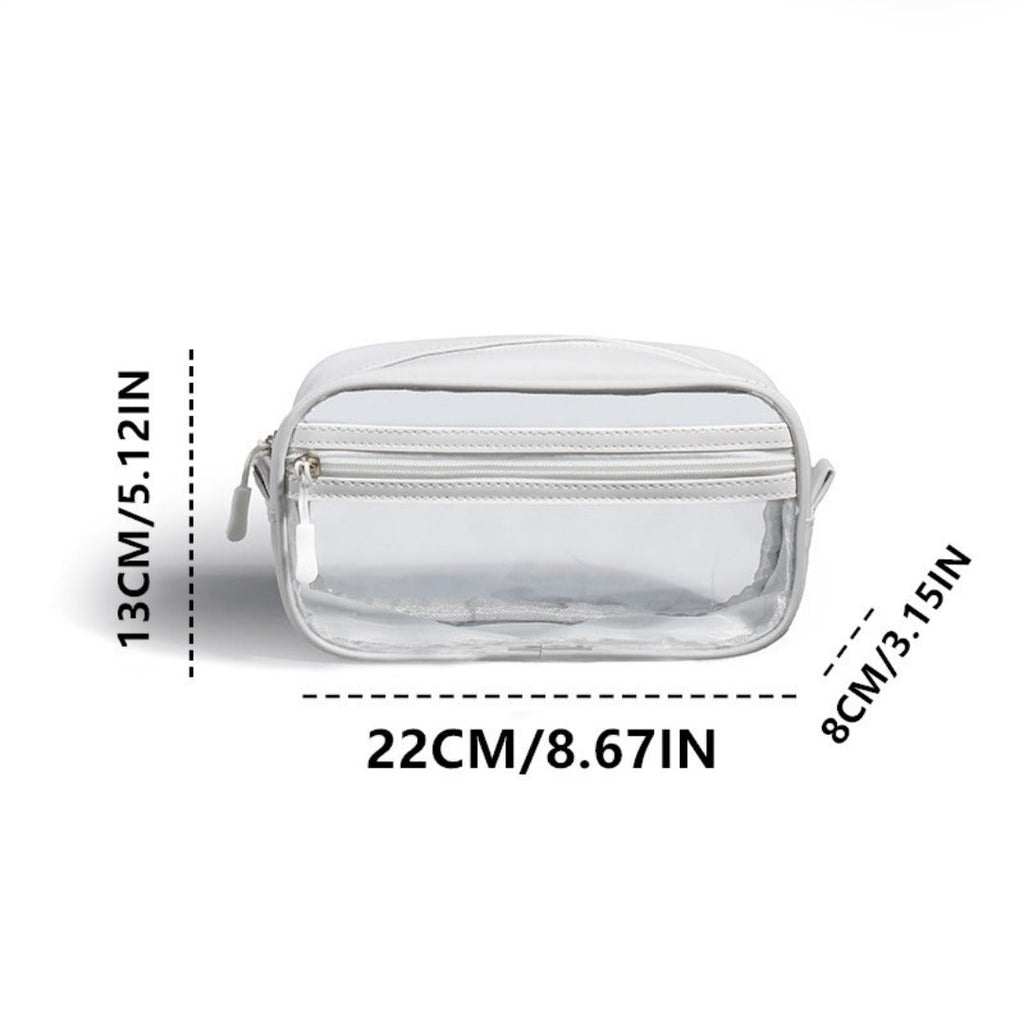 PVC waterproof transparent cosmetic bag, portable travel toiletries storage bag, men and women outdoor travel makeup bag,Small Toiletry Bags for travel,Toiletry Bags with compartments,Toiletry Bag organizers, - SJB-DIAMOND ELITES