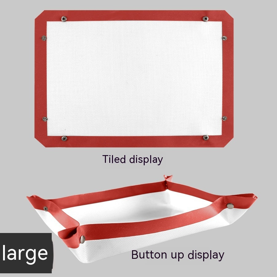 Thick Fiber Baking Pan Mat Silica Gel Pad Baking Tool Pi-Mart