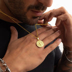 Vnox Layered Necklaces for Men Pi-Mart