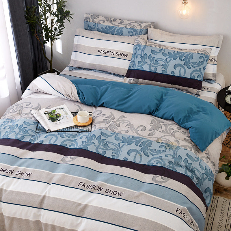 Winter Duvet Cover Four-piece Cotton Bedding Pi-Mart