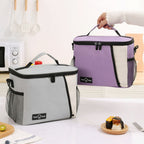 Outdoor picnic bag, lunch tote bag with crossbody strap, shoulder ice bag for thermal insulation, lunch box bag, fruit cold drink storage bag - SJB-DIAMOND ELITES