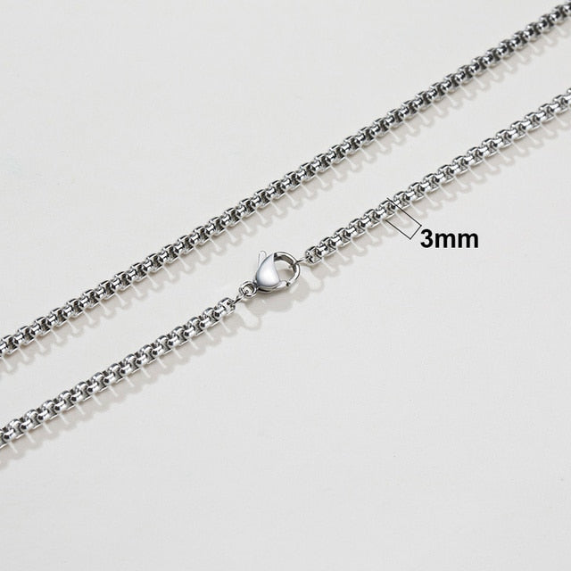 Twisted Rope Figaro Necklaces Pi-Mart