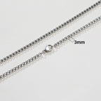 Twisted Rope Figaro Necklaces Pi-Mart