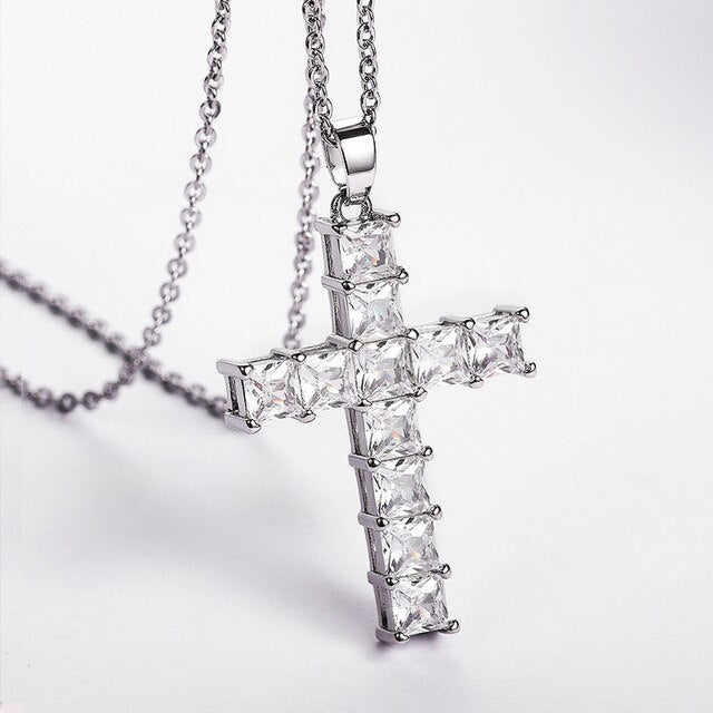 Personality Cross Copper Necklace Pi-Mart