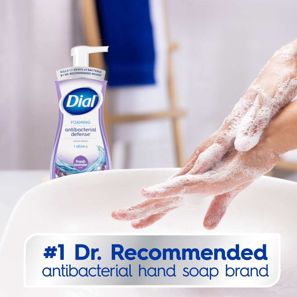 Dial Complete Antibacterial Foaming Hand Wash, Fresh Lavender for the Kitchen, 7.5 Ounce