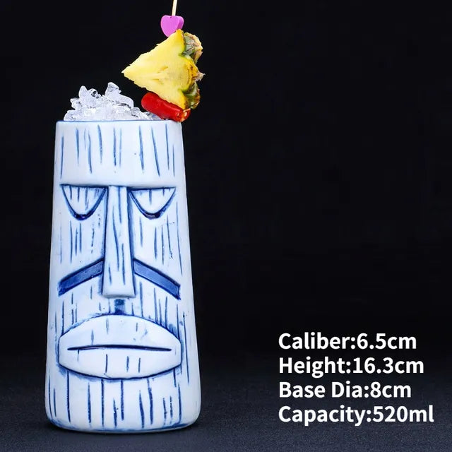 Hawaii Ceramic Tiki Mugs Pi-Mart