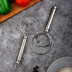 Stainless Steel Danish Flour Binocular Coil Mixer Manual Dough Mixer And Dough Tool Mixing Stick Pi-Mart