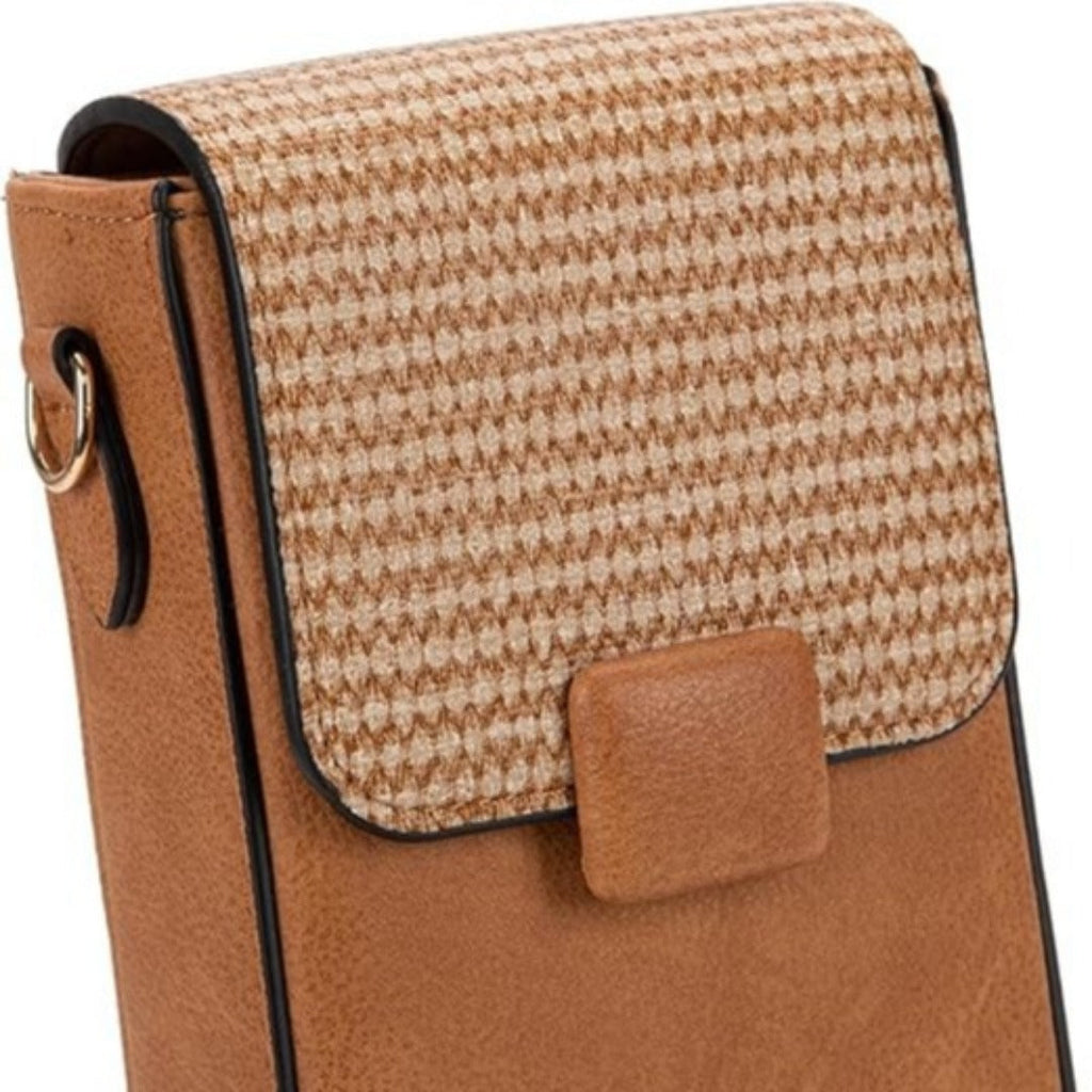 Women's Bag Casual Vertical Women's Mobile Phone Bag Straw Mini Shoulder Bag Fashion Crossbody Bag - SJB-DIAMOND ELITES
