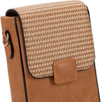 Women's Bag Casual Vertical Women's Mobile Phone Bag Straw Mini Shoulder Bag Fashion Crossbody Bag - SJB-DIAMOND ELITES