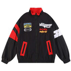 Loose Casual Stand Collar Motorcycle Style Jacket For Men Pi-Mart