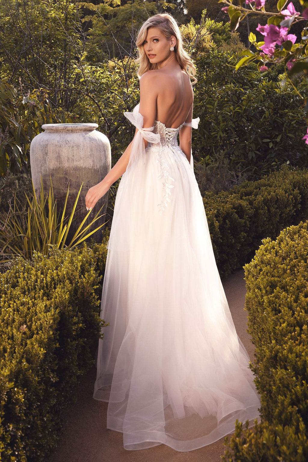 A-Line Bodice Wedding Gown Purplish Diva