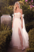 A-Line Bodice Wedding Gown Purplish Diva