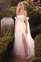 A-Line Bodice Wedding Gown Purplish Diva