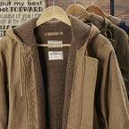 Men Lamb Wool Coat With Velvet Padded