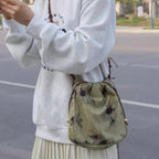 Beaded Closed Crossbody Bag, Versatile Shoulder Bag Crossbody