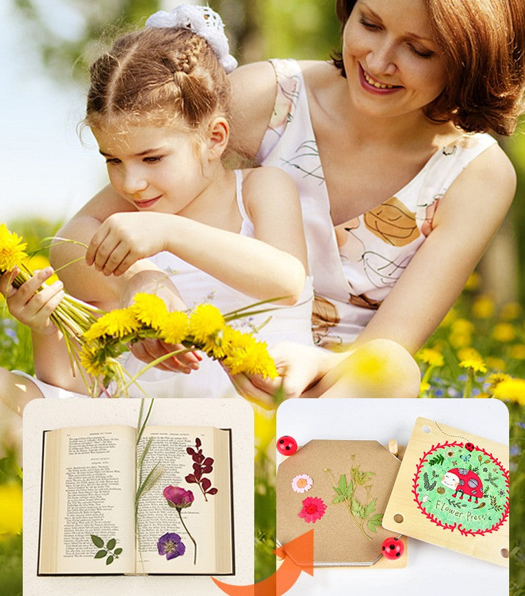Children's Handmade Knurling Tool Herbarium Outdoor Collection Leaves And Flowers Handmade Tools Pi-Mart