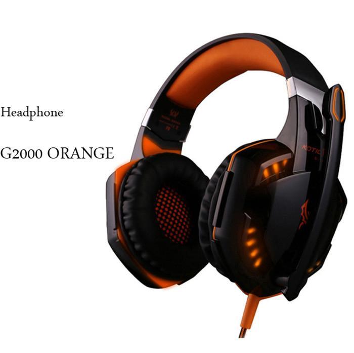 NEW STEVVEX Modern G2000 G9000 Gaming Headsets Big Headphones with Light Mic Stereo Earphones Deep Bass for PC Computer, Laptop and Gaming - SJB-DIAMOND ELITES