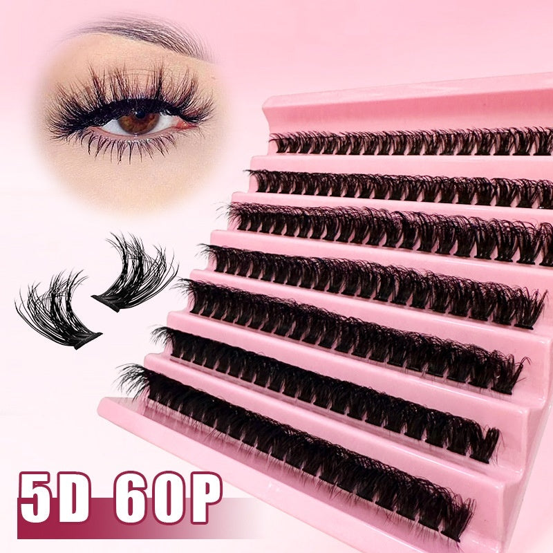 5D Messy 40p 60p Thick Hot Melt False Eyelashes Pi-Mart