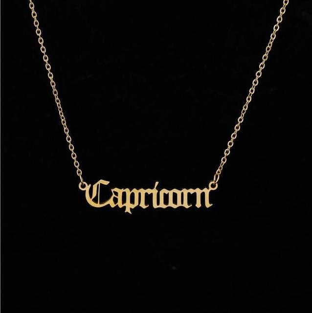 Zodiac Necklace Alphabet - SJB-DIAMOND ELITES