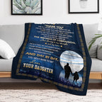 Gifts Of Blanket For Dad, Gifts From Daughter - Best Dad Ever Gifts - Idea Gift For Dad, Funny Birthday Gifts, Gifts For Daddy, Gifts For Dad Who Wants Nothing - Father's Day Gifts Of Blankets