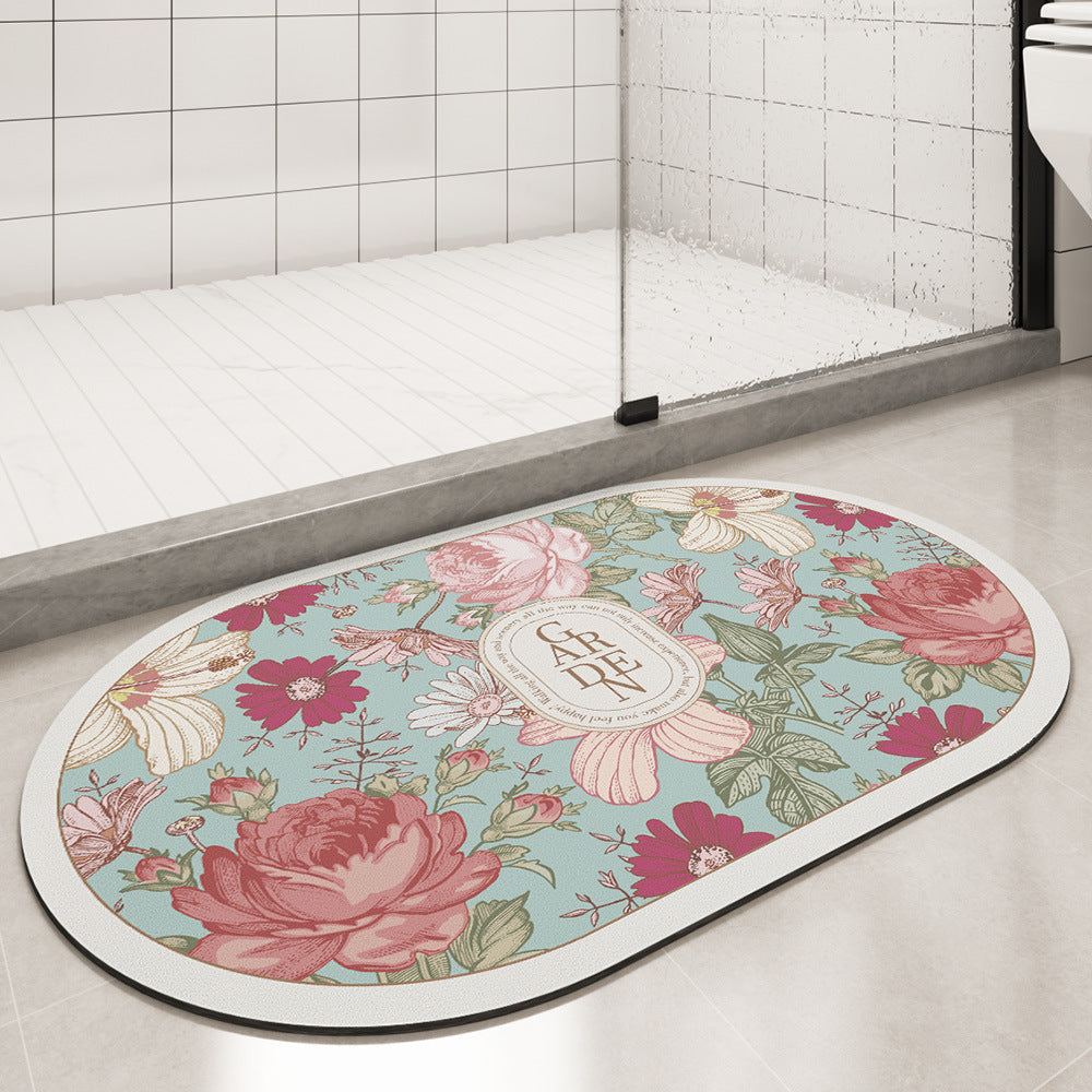 Bathroom Thickened Absorbent Floor Mat Pi-Mart