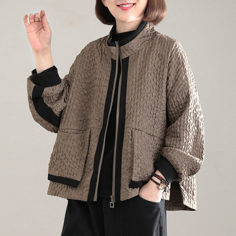 New Coat Woman Cotton Dress Short Chic Pi-Mart