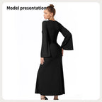 Women's Fashion Simple Solid Color Dress - SJB-DIAMOND ELITES