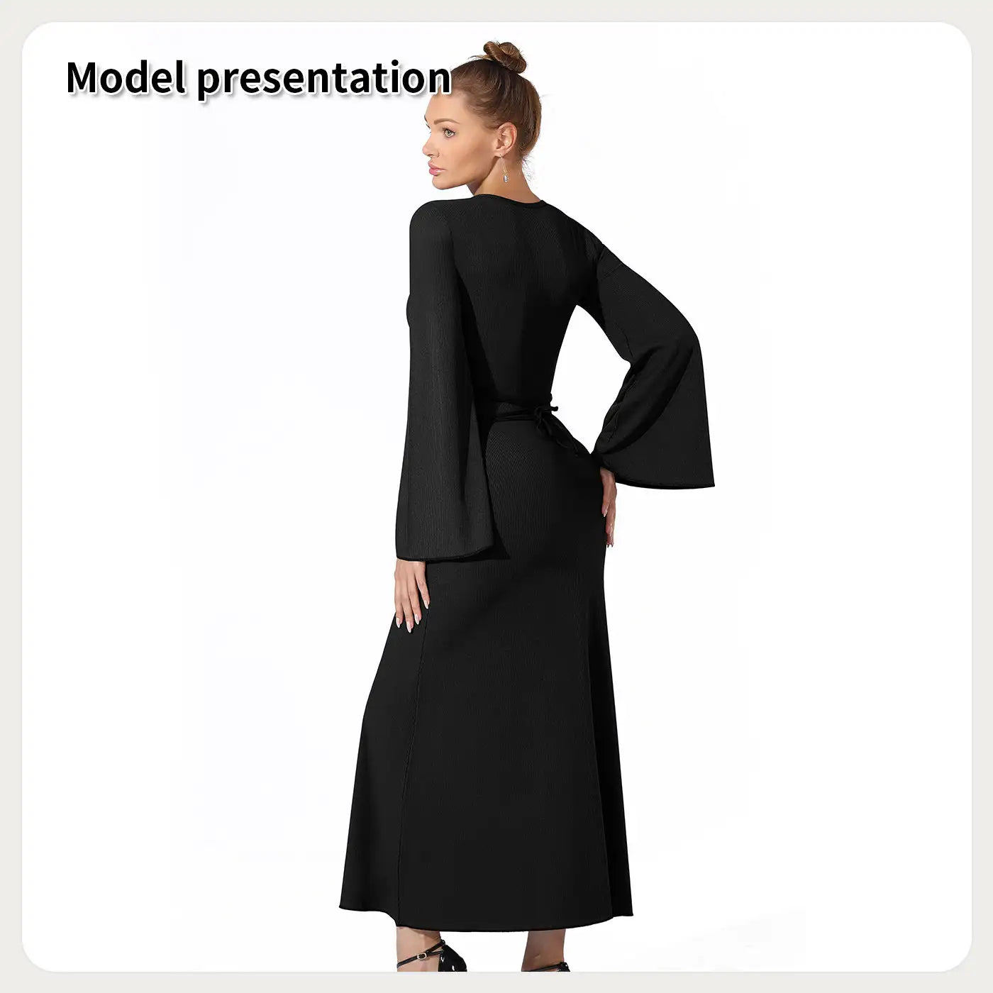 Women's Fashion Simple Solid Color Dress - SJB-DIAMOND ELITES