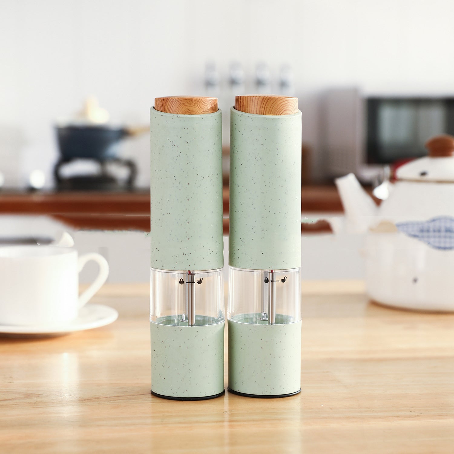 New Wheat Straw Pepper Mill Set