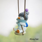 Cool Knit Cap Duck Car Pendant - SJB-DIAMOND ELITES