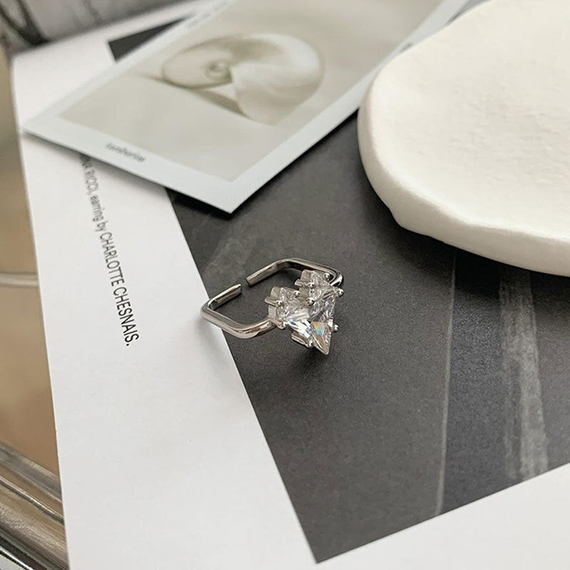 Silver Color Heart Ring - SJB-DIAMOND ELITES