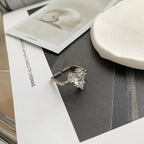 Silver Color Heart Ring - SJB-DIAMOND ELITES