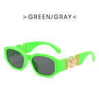 Retro Cutting Lens Gradient Square Sun Glasses UV400 - SJB-DIAMOND ELITES