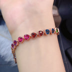 Jewelry Natural Color Gemstone Bracelet For Women Pi-Mart