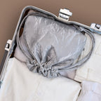 Bundle Mouth Cosmetic Bag – Large Capacity Storage Portable Makeup Bag for Women, Stylish and Functional Design for Everyday Use - SJB-DIAMOND ELITES