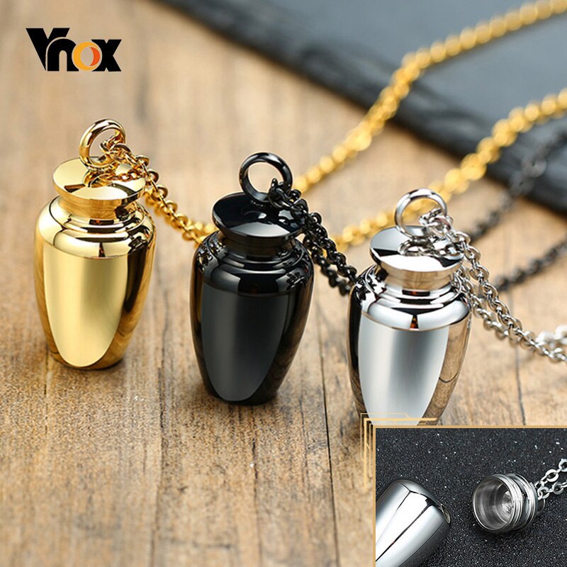 Openable Earthen Jar Columbarium Shape Pendant Pi-Mart