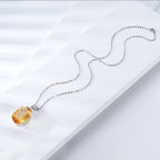 Elegant Natural Citrine Pendant Light Luxury Pi-Mart