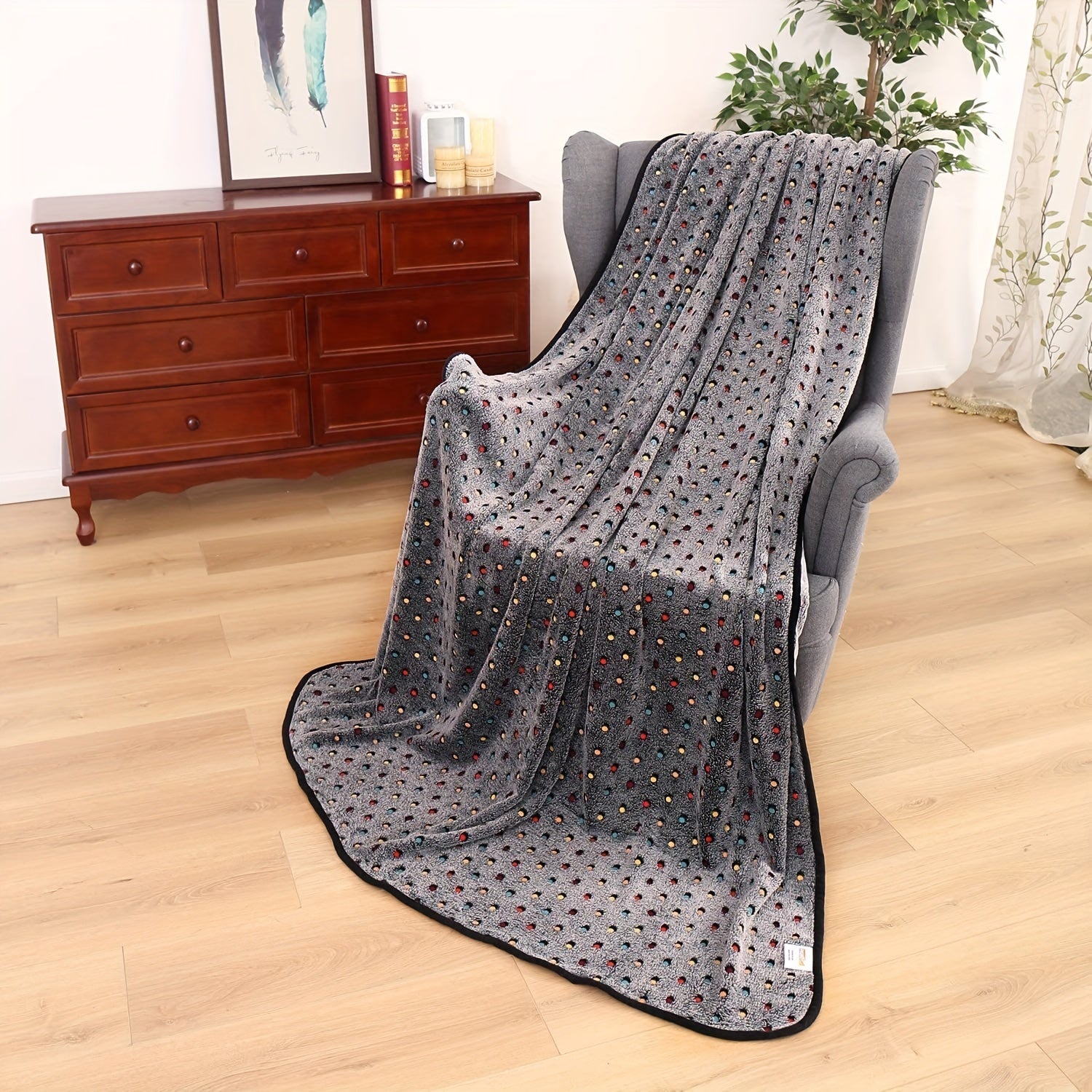 Pet Blanket Coral Velvet Flannel Dog Cat Quilt Dog Bed Mat Dog Blanket Lootquake LLC