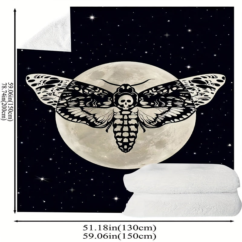 1pc Halloween Theme Blanket, Multi-purpose Gift Blanket, High-definition Printing Super Soft Flannel Blanket, Air Conditioning Blanket, Lunch Break Blanket Lootquake LLC