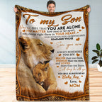 Soft & Cozy 1pc Flannel Throw Blanket - Warm Couch & Bed Accessory - Perfect Mom to Son Gift for Birthday, Graduation Lootquake LLC