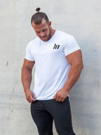 Men's Plus Size Round Neck Short Sleeve T-Shirt