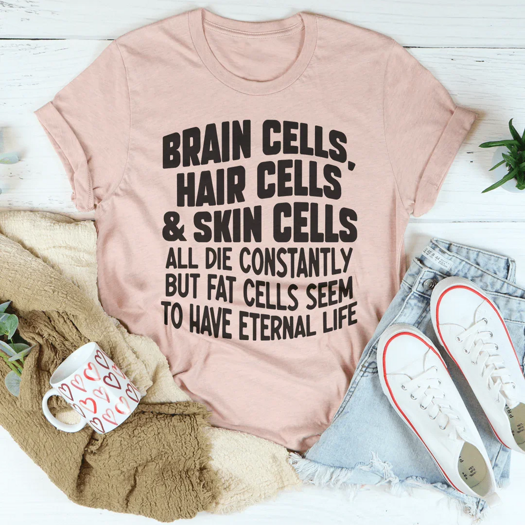 Cells Tee Peachy Sunday