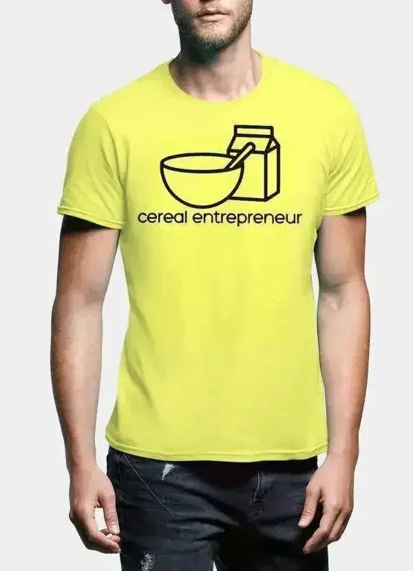 CEREAL ENTREPERNUR Printed T-shirt - SJB-DIAMOND ELITES